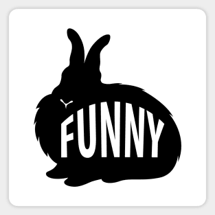 Funny Bunny Magnet